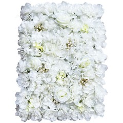 12* Artificial Flower Wall Panel Wedding Backdrop Event Party Flower Wall Panel