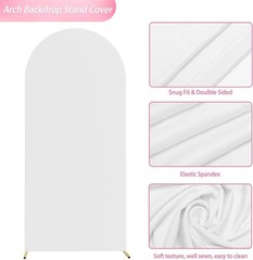 Versatile 6FT Chiara Arch Cover – Perfect for Weddings, Birthdays, and Showers
