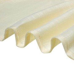5 IVORY CHAIR SASHES Premium Polyester Faux Burlap Wedding Decorations