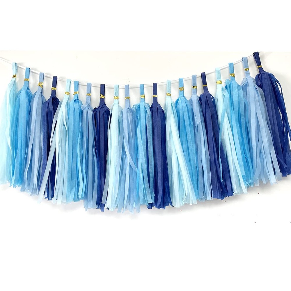 Tissue Paper Tassels Garland Banner Table Decor Party Banner Wedding Birthday…