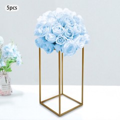 Wedding Flower Stand, Gold Flower Holder, Rectangular Flower Rack
