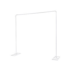 6.56*6.56ft Balloon Stand with 2 Flower Stands Metal Wedding Backdrop Stand