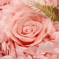 12pcs Artificial Flower Wall Background Silk Rose Mat For Wedding Backdrop Wall
