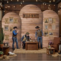 en Arch Backdrop Cover Set of 3, 7.2ft 6.6ft 6ft Vintage 6FT,6.6FT,7.2FT Wood
