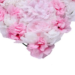 Flower Wall Panel 24″ x 16″ Artificial Roses Dahlias for Wedding & Party