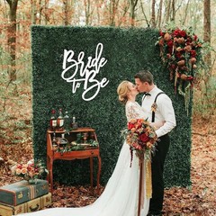 Bride to Be Wooden Sign for Backdrop- DIY Engagement Party Decorations White