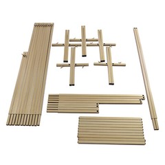 Gold 5-Piece Steel Floral Stand Set, Multi-Height Backdrop for Wedding