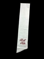 University of Alabama (AL) Cotton Wreath Sash (2 Logos) 30k Stitch