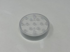 Simplelight 6 Inch White Color Round LED Base Light for Centerpieces 23 LEDs