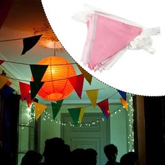 10M/33Ft Multicolor Bunting Banner Wedding for Birthday Baby Shower Party Decor