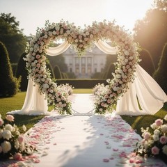 7.2FT Heart-Shaped Balloon Arch Frame Large Metal Wedding & Party Backdrop Stand