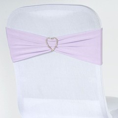 10 Lavender Spandex STRETCHABLE CHAIR SASHES Wedding Party Decorations SALE