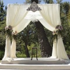 10FT Backdrop Stand Heavy Duty w/ Base Adjustable Pipe Drape Backdrop Stand Kit