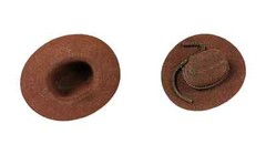 1 pc 2″ 3″ 4″Mini Cowboy Hat Western Wedding Decoration Red /Brown /Black /White