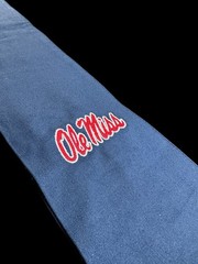 Ole Miss Hotty Toddy Cotton Wreath Sash (2 Logos) 24k Stitch
