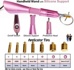 esseelove Hotfix Applicator, DIY Hot Fix Rhinestone Setter, B, Multicolor