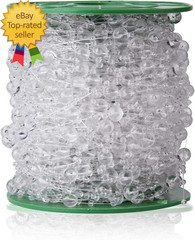 200 Feet Roll Clear Crystal Acrylic Party Garland Centerpiece Bridal Bouquet