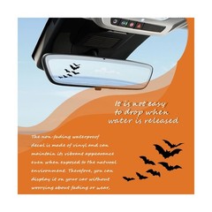 Rearview Mirror Halloween Bat Decal, Bats Car Mirror Decal, Spooky Funny Viny…