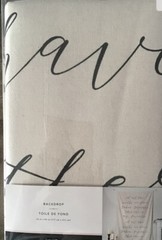 Style Me Pretty Backdrop 54” X84” WEDDING Anniversary “ All The Walks We Have..”