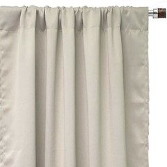 YCC Linens – Blackout Polyester Curtains with Rod Pockets 2 Panels
