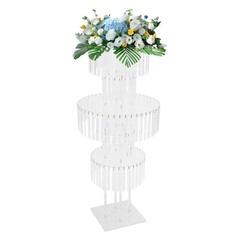 Flower Stand for Wedding, Crystal Flower Stand 5-Tier