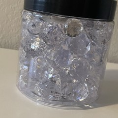 Studio Crystals, Diamond By The Dozen Clear Acrylic￼ Diamonds Assorted Size NWOT