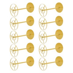 10Pcs 40cm Wedding Flower Stands Metal Flower Holder Table Centerpieces Gold NEW