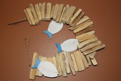 Ocean Theme Wedding Hanging Driftwood Garland Archway / Gazebo, 38″ G-71