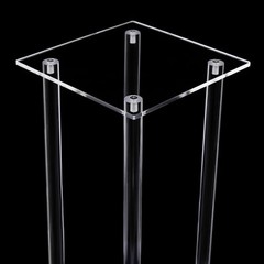 10Pcs Flower Stand Acrylic Column Acrylic Wedding Centerpieces Table Decor 31.5″