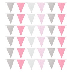 Bunting Banner Wedding For Birthday Home Party Decoration Floral Flag