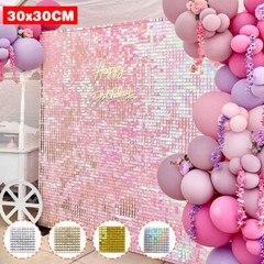 Square Shimmer Sequin Backdrop Wall Panels Great Events Birthday Party Decor DIY