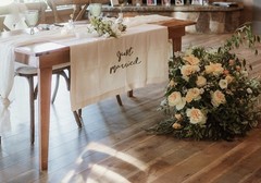 Wedding Sweetheart Table Runner Handmade Wedding Decoration