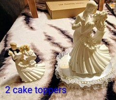 Wedding Decorations Set – Signs, Picture Frames, Cake Toppers, Candles