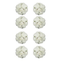 Artificial Fake Flower Ball Arrangement Bouquet Wedding Centerpieces Decorations