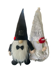 Ray Dunn Bridal “His & Hers” 22” Adorable Wedding Gnomes