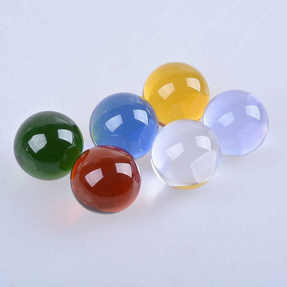LONGWIN 30mm Mini Crystal Ball Sphere Ornament Venue Decorations Photo Props