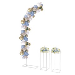 2m/6.56ft Arched Stand Height,Wedding Centerpieces,Metal Wedding Flower Stand