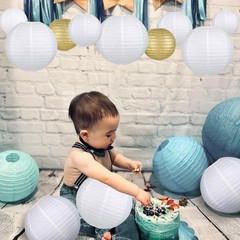 12Pcs Round Paper Lanterns Assorted Sizes (6″ 8″ 10″ 12″) for Home Decor, Res…