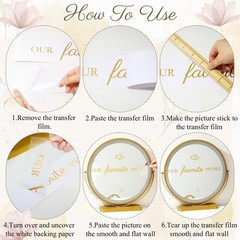 Watersay 3 Pcs Wedding Seating Chart Decal Stickers DIY Our Favorite People Y…