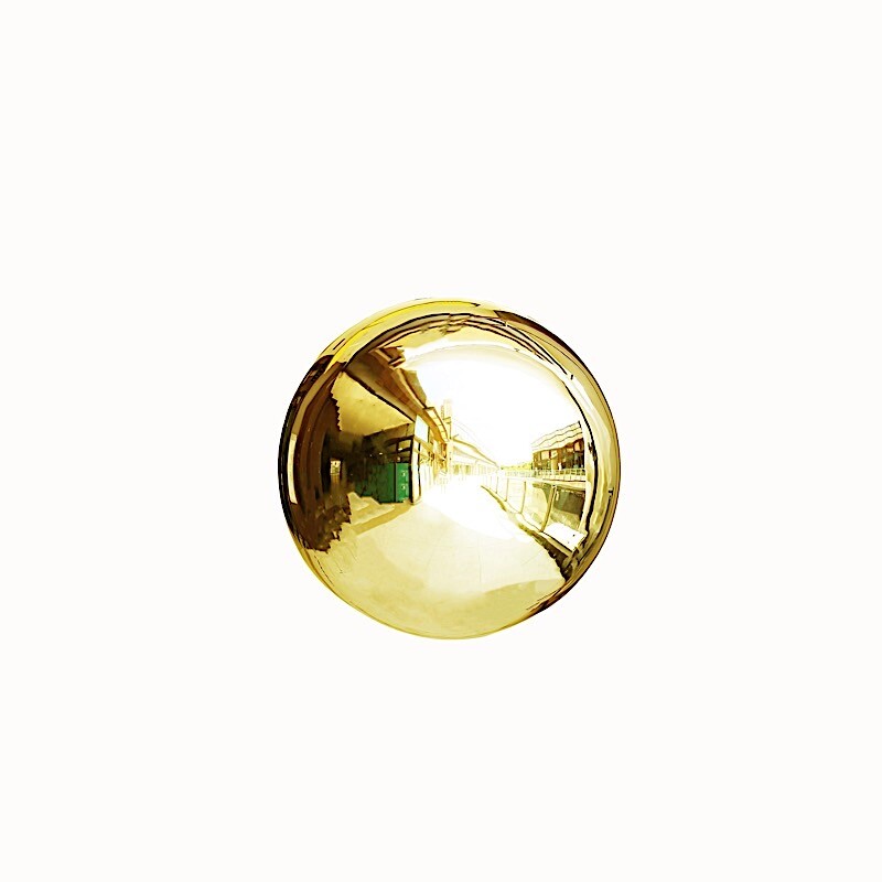 2 pcs 12″ Stainless Steel Gazing Globe Reflective Mirror Balls Party Decorations