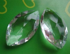 30Pcs Horse Eye Chandelier Glass Crystal Lamp Prism Part Hang Pendant Suncatcher