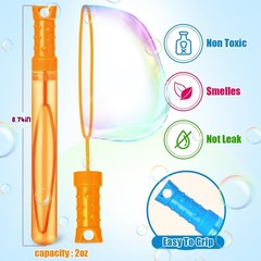60PCS Bubble Wands for Kids,Bulk Bubble Wand for Kids Party Favor, Bubble Mak…