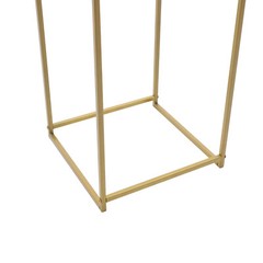 4PCS Metal Flower Rack Vase Stand Gold Flower Stand Column Wedding Party Decor