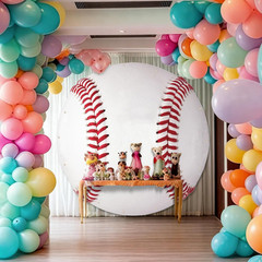 79 Inch Baseball Banner Party Decorations Large Hanging Sport Themed Party Backd