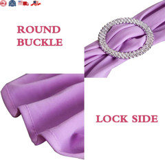 50PCS Spandex Chair Sashes with Buckle Stretchable Chair Bands for Wedding & Eve