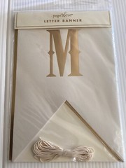My Mind’s Eye LETTER BANNER Mr & Mrs WEDDING Paperlove BRIDE GROOM Rare!