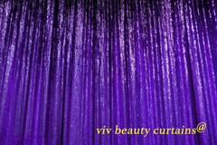 THEATER/STAGE Purple Crush Vintage Velvet Curtain Drape 12ft H Sound Proof