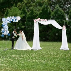 19.7*9.8ft Garden Arch For Wedding Bridal Party Decoration Prom Flower Stand