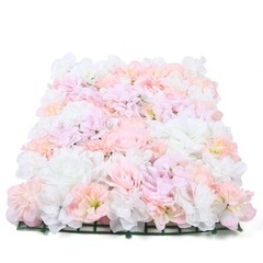 12* Artificial Flower Wall Panel Hydrangea Rose Photo Wall Wedding Home Decor