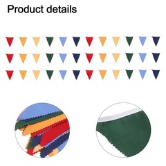 10M Bunting Flags for Home Garden Party For Birthday and Wedding Decor